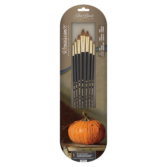 Silver Brush Limited Renaissance® 7 Piece Cats Tongue Brush Set